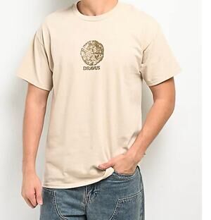DRAVUS | MEN'S NATURAL STATE TEE IN SAND | MEDIUM